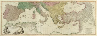 William Faden. Composite Mediterranean by William Faden